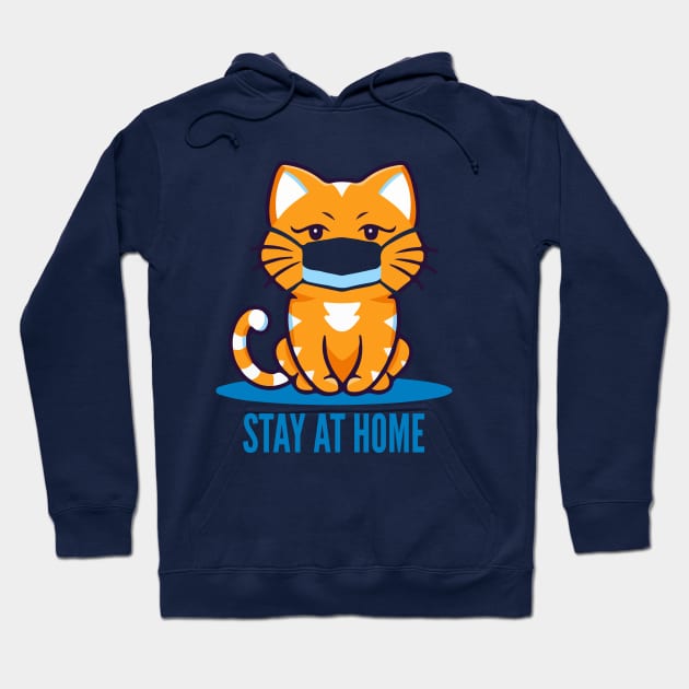 Stay at Home Cat Hoodie by sufian